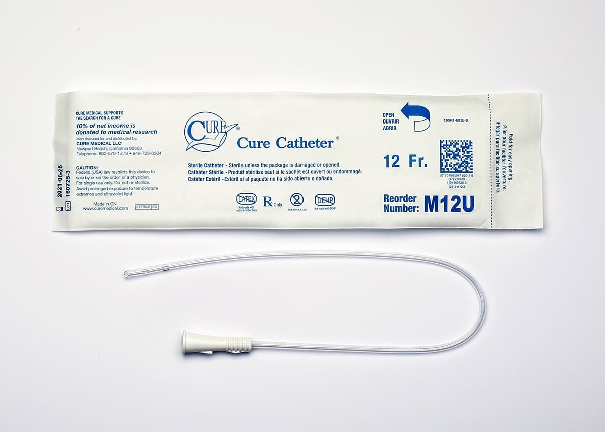 Cure™ Pocket Catheter – Male Length, Straight Tip
