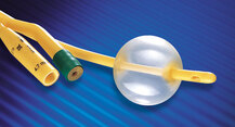 Siliconized Foley catheter, Standard, 2-way, soft valve