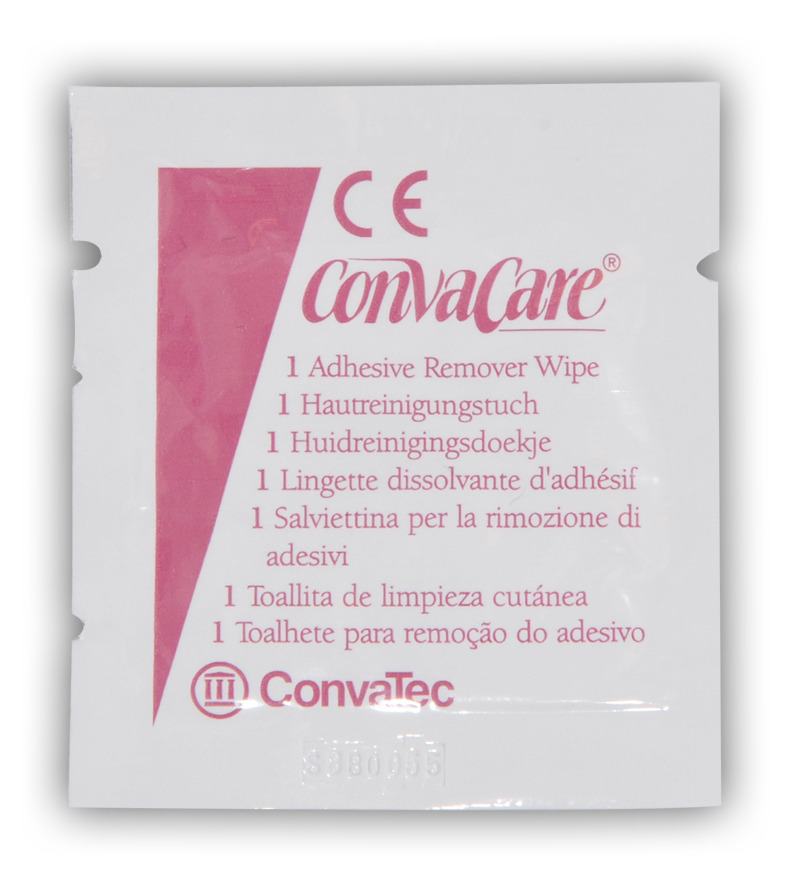 ConvaCare™ Adhesive Remover Wipe Colostomy Products ConvaTec