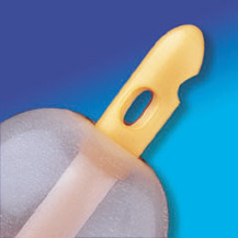 Lubricious coated Foley catheter, Standard, 3-way, hard valve